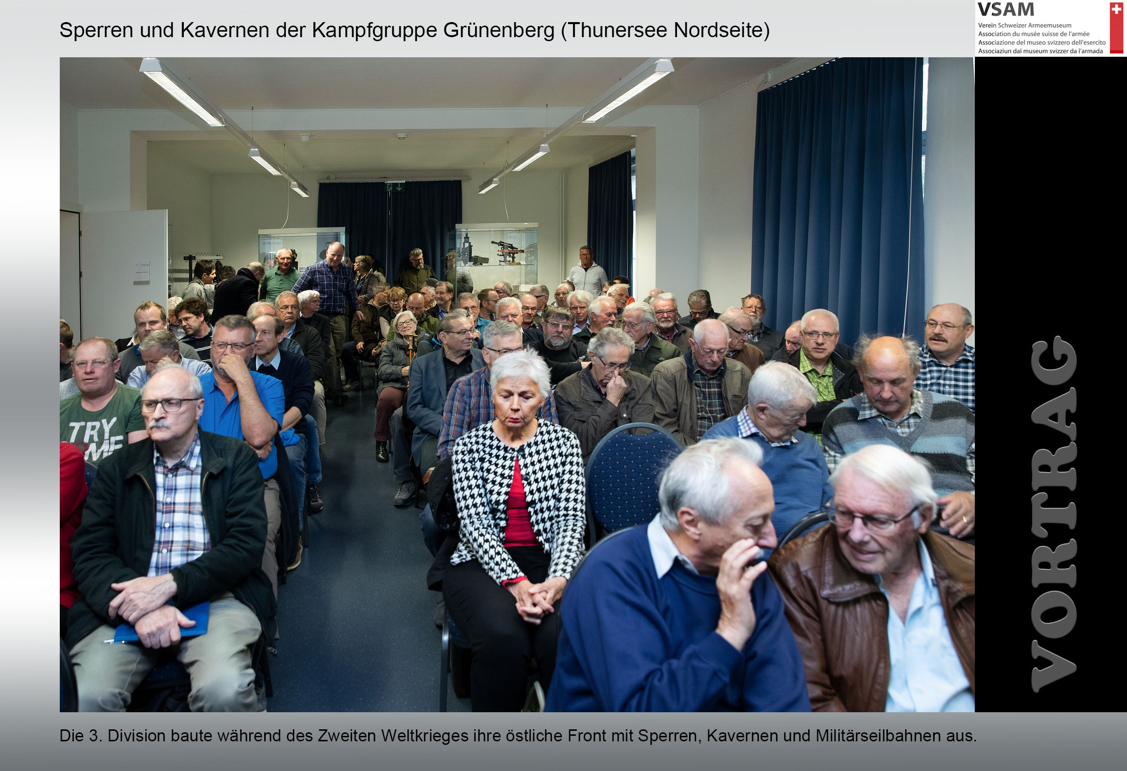 Sperren und Kavernen der Kampfgruppe Grünenberg (Thunersee Nord